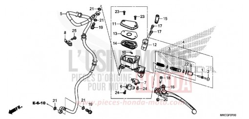 CLUTCH MASTER CYLINDER GL1800L de 2020